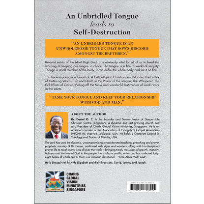 Unbridled Tongue – Back Cover